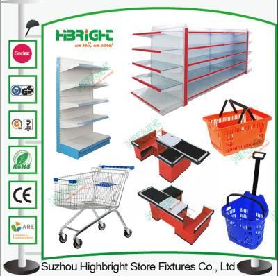 Supermarket Shelving System Gondola Island Wall Unit