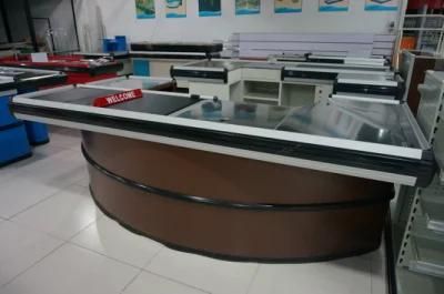 Hot Design Cash Checkout Counter for Supermarket Shop