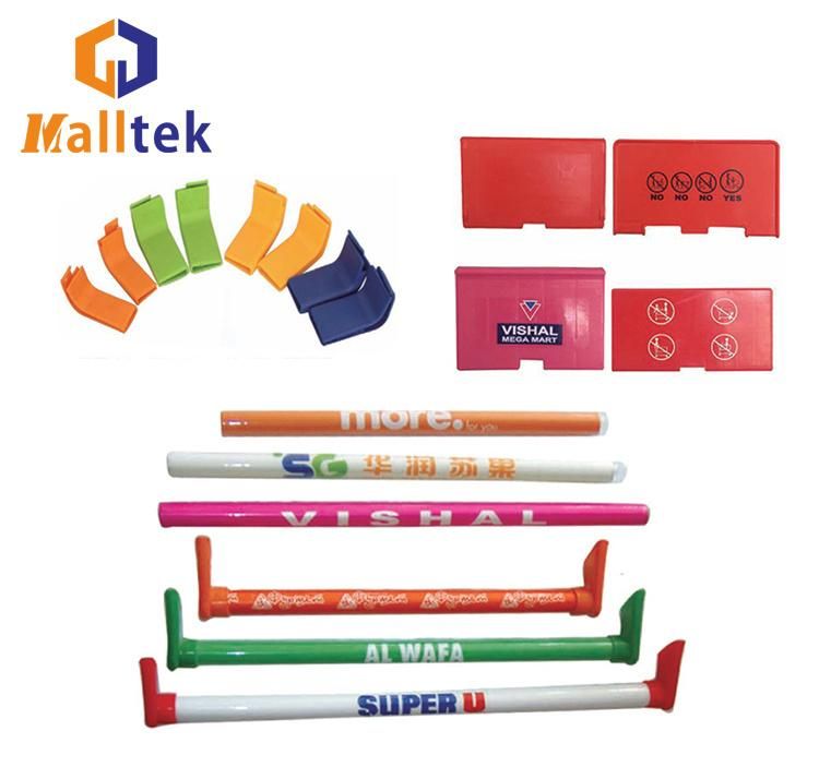 Supermarket Accessories Plastic Advertising Display Banners