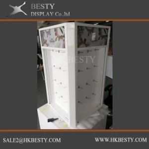 Rotating Jewelry Display Counter Top with Four Sides