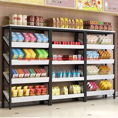 Supermarket Rack Gondola Shelves Showcase Metallic Supermarket Shelf Equipment