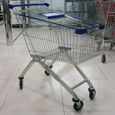 Metal Wire Supermarket Used Shopping Trolley