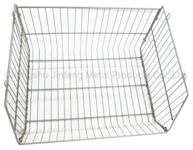 Store Display Cage with Wheels Detachable Metal Removable Storage Cage