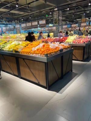 Fruits Vegetables Racks Display Stand for Vegetables Supermarket Shelves Fruit and Vegetable Cabinet