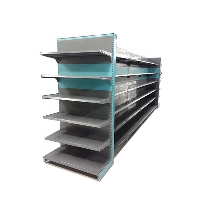 OEM ODM Supermarket Single Side Wall Shelf Double Side Gondola Shelves with Good Price