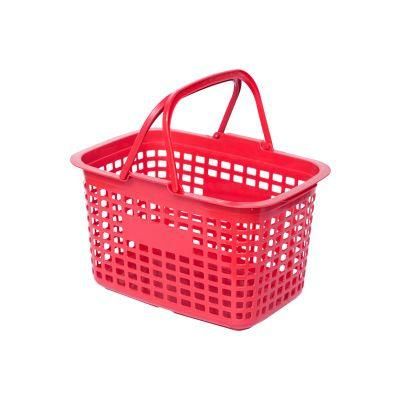 Japanese Side Hole Portable Plastic Hand Basket for Supermarket Shopping