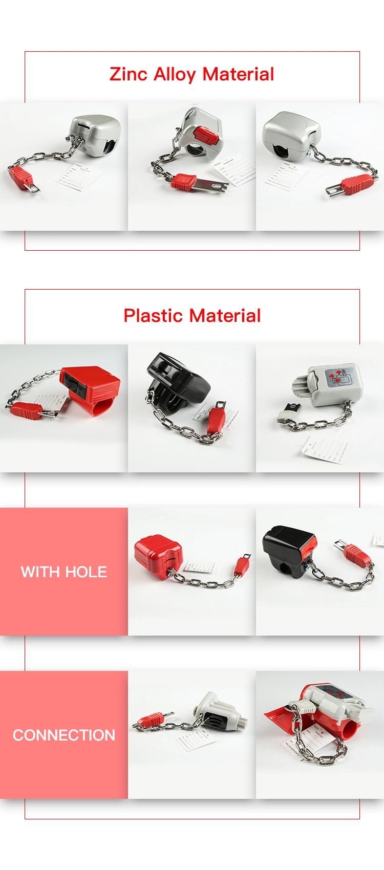 Plastic Customized Zinc Alloy Shopping Trolley Coin Lock
