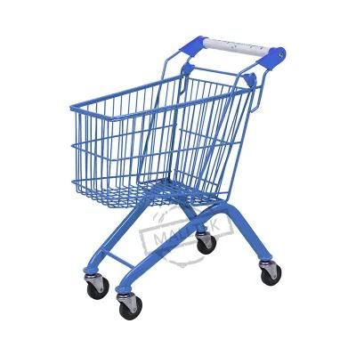 Wholesale Steel Material Small Size Shopping Trolley for Kids