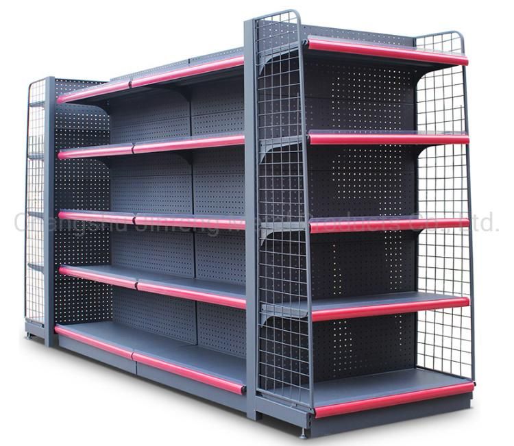 Supermarket Shelves Store Fixture Display Double Side Supermarket Racks Shelves