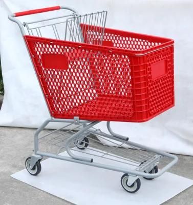 Plastic Shopping Cart Trolley Manufacturer
