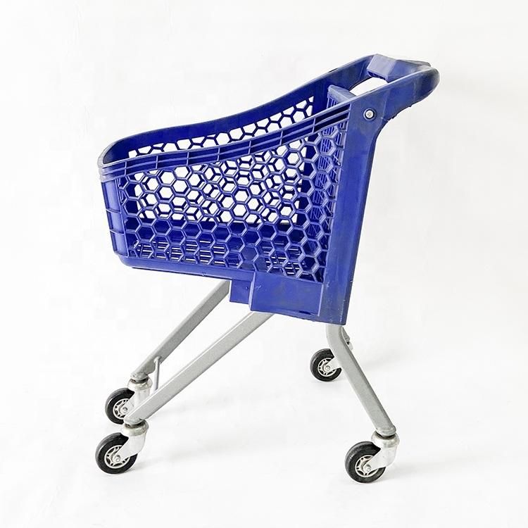 Retail Grocery Store Supermarket Plastic Kids Shopping Trolley Cart for Children