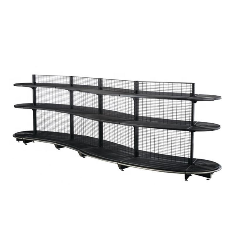 New Dividers Design for Fruit 4-Layer Used Supermarket Shelf