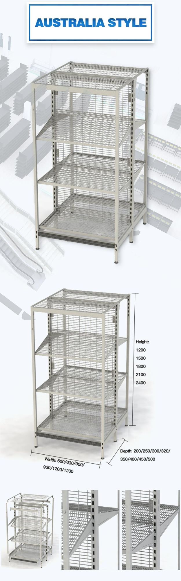 Supermarket Hypermarket Grocery Store Shop Retail Gondola Shelf