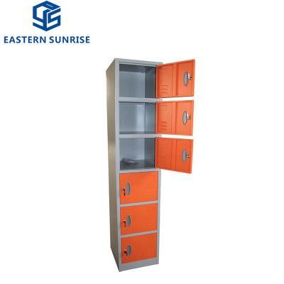 Wholesale Steel 6 Door Cabinet 6 Tier Storage Locker