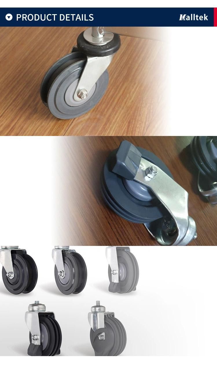 Various Sizes Elevator Replacement Shopping Trolley Caster Wheels