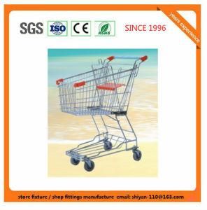 Shopping Trolley Manufacture Metal and Zinc/Galvanized/ Chrome Surface 08019