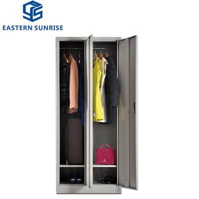 High Quality Metal 2 Door Cloth Storage Locker