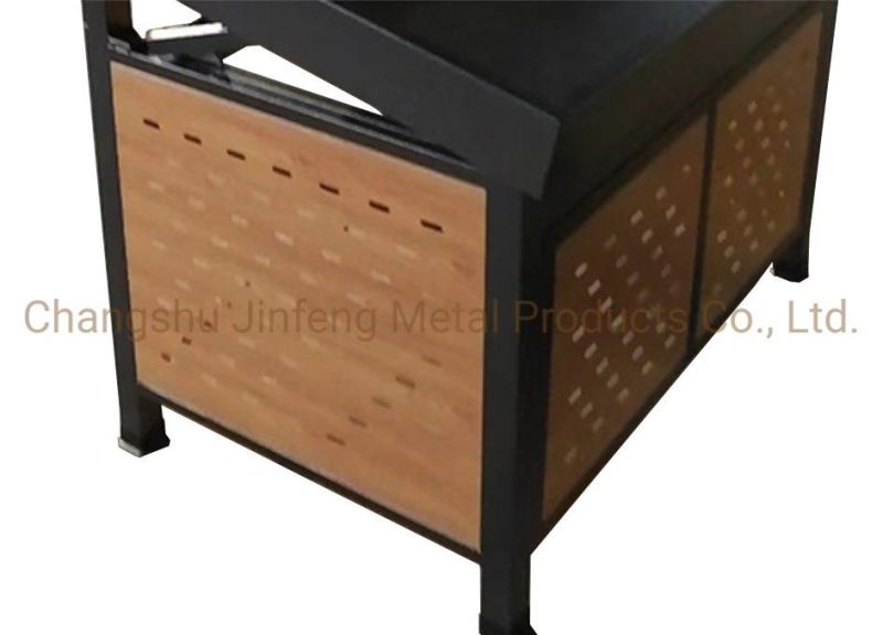 Customized Supermarket Equipment Three Layers Display Stand for Fruit and Vegetable