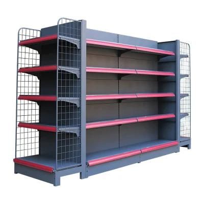 Snack Shelf Multi-Layer Double-Sided Display Rack Supermarket Shelf