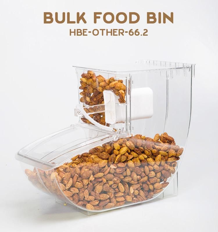 13.5L Loading Volume PC Bulk Dry Food Candy Display Bin Food Dispenser