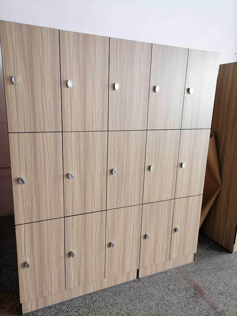 Phenolic Gym Changing Room Wood Lockers with Password