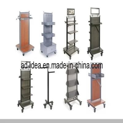 Finish Clothing Store Fixtures/Top Metal Clothes Display Shelf /Exhibition Stand for Garment/Shoes (GARMENT-1116)