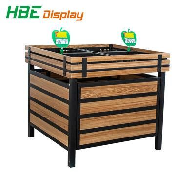 Heavy Duty Metal Supermarket Promotion Table with Advertising