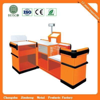 Supermarket Retail Stainless Checkout Counter