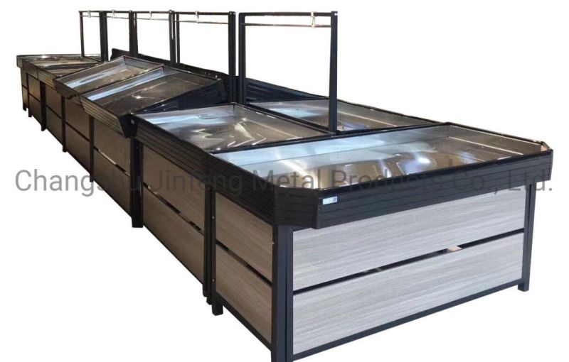 Supermarket Furniture Fruit and Vegetable Display Rack Shopping Mall Vegetable Stand