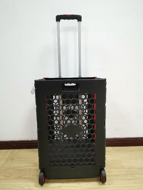 63L Large Volume Portable shopping Trolley Cart Supermarket Shopping Go Cart