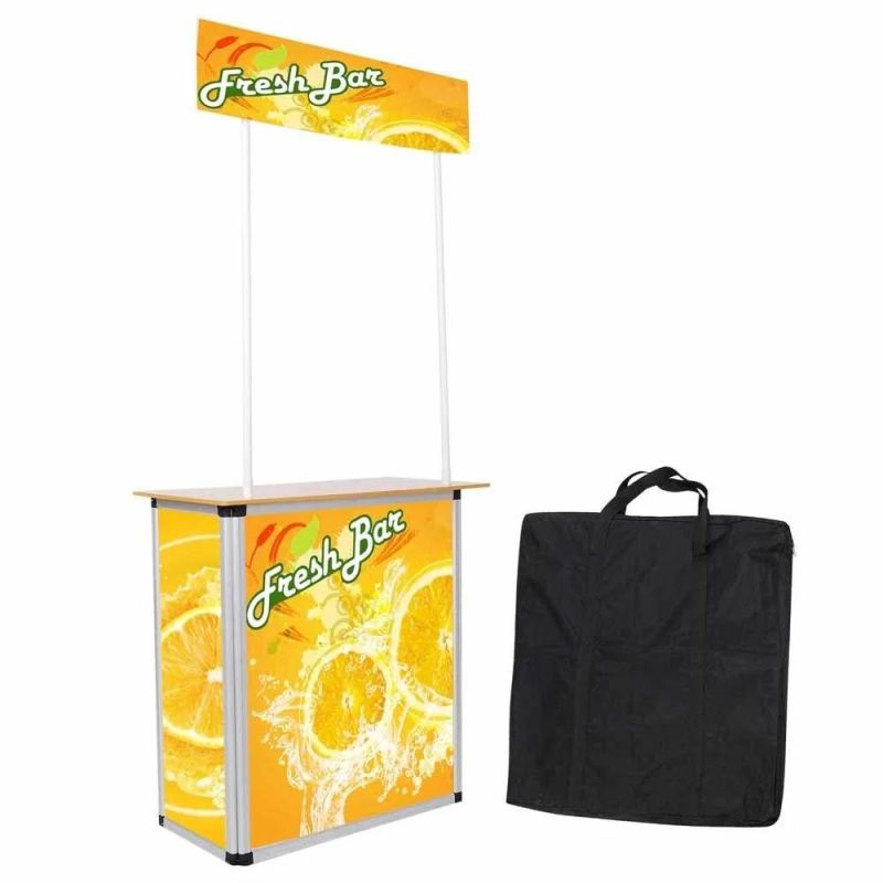 Portable Folding Promotion Counter Display Stand