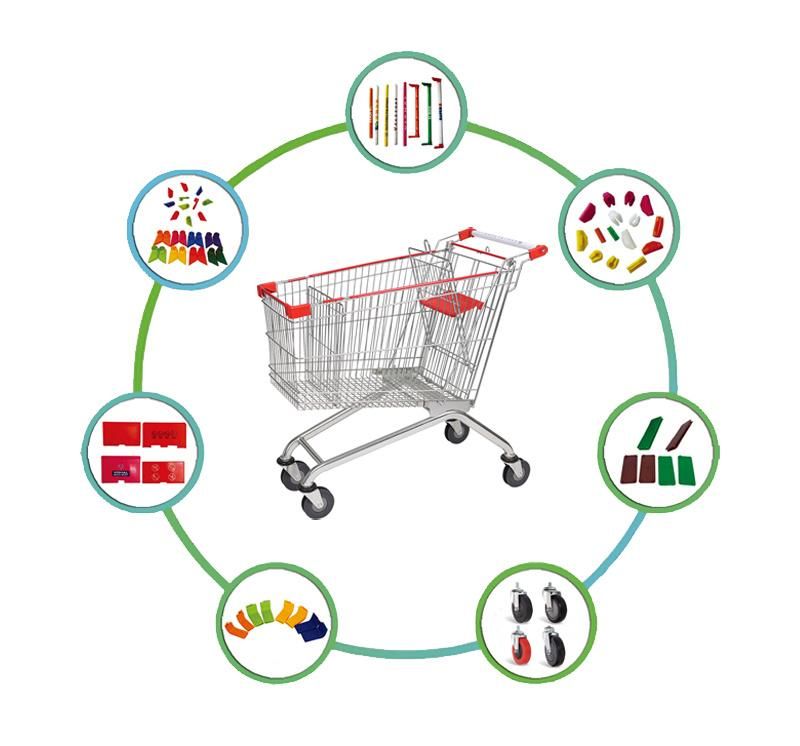 Online Mobile Supermarket Service Cart Shopping Trolley