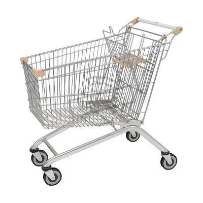 Good Quality Supermarket European 150L Cart with Heavy Duty