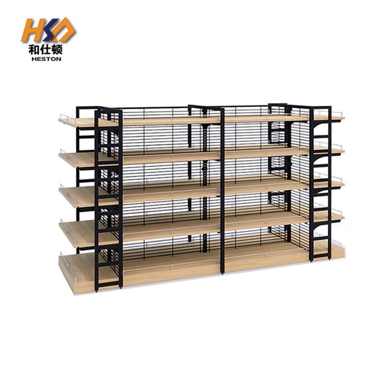 Factory Custom Advertising Display Supermarket Shelf, Display Rack for Hanging Items, Store Shelving