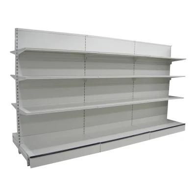 Good Designed Supermarket Metal Shelves Double Side Display Rack