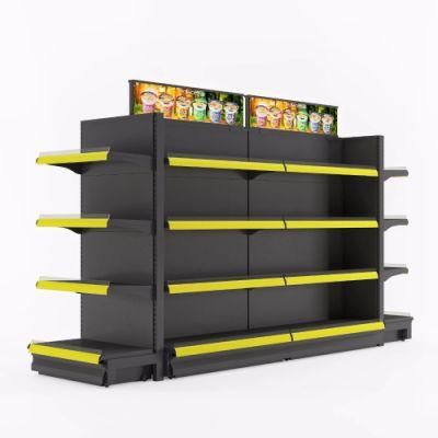 Manufacturer Display Rack 5 Layers Metallic Supermarket Equipment Gondola Supermarket Shelf