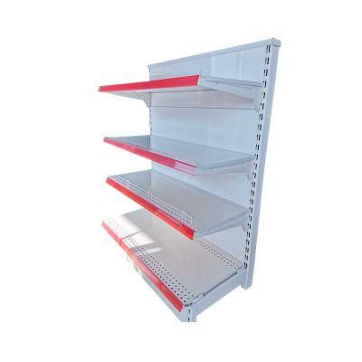 High-Quality Flat-Back Panel Supermarket Shelves Gondola Shelves Display Rack