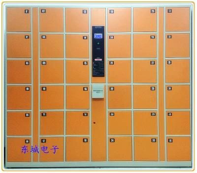 Electronic Smart Storage Pin Code Barcode Access Airport Size Luggage Locker