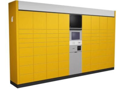 Yellow Factory Supply Intelligent Parcel Delivery Locker Personal Locker