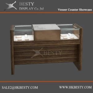 Veneer Sitting Showcase for Jewelry Store