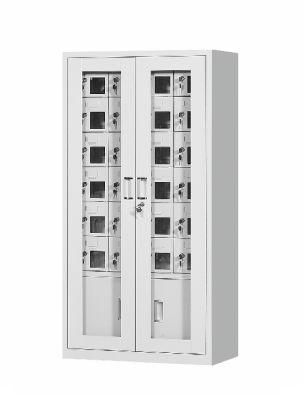 12 Doors Metal Cellphone Charger Station Display Storage Locker