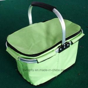 Single Handle Foldable Portable Shopping Basket with Cover (DXS-032)