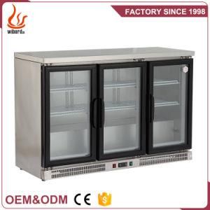 OEM ODM 3 Door Commercial Display Cooler Kitchen Equipment
