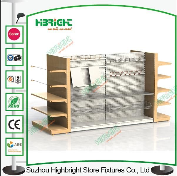 Supermarket Shelving System Gondola Island Wall Unit