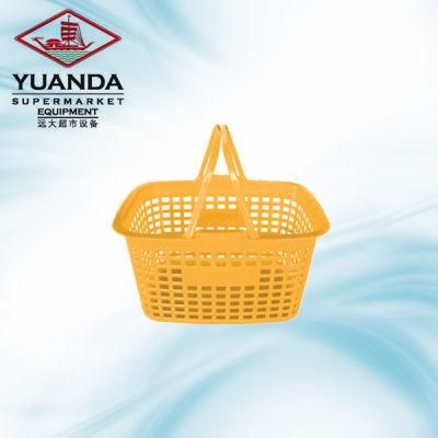 Plastic Supermarket Shopping Basket for Sale