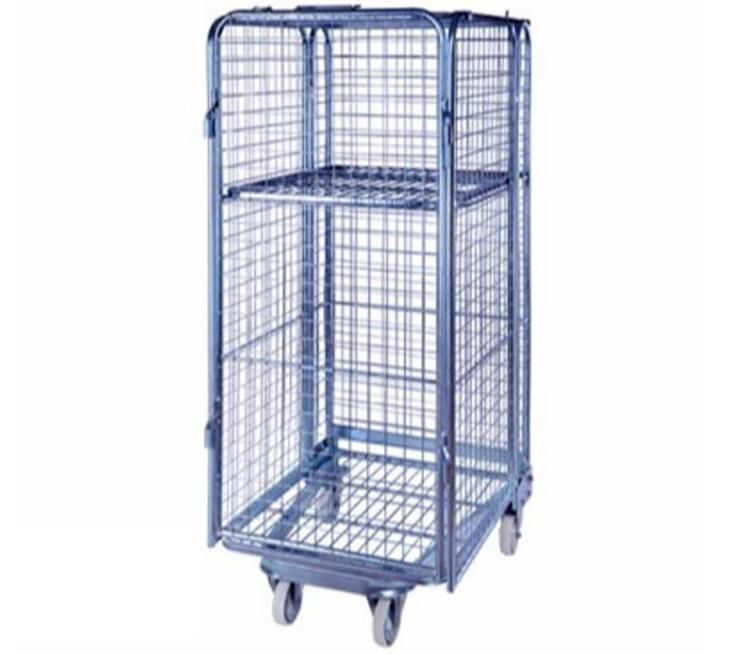 Cheap Price Supermarket Grocery Shopping Carts Security Roll Container