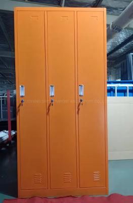 Steel Commercial Closet with Hanging Rod and Shelf for Employees