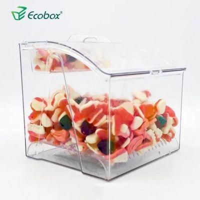 Ecobox Clear Candy Nuts Seeds Powder Container for Supermarket