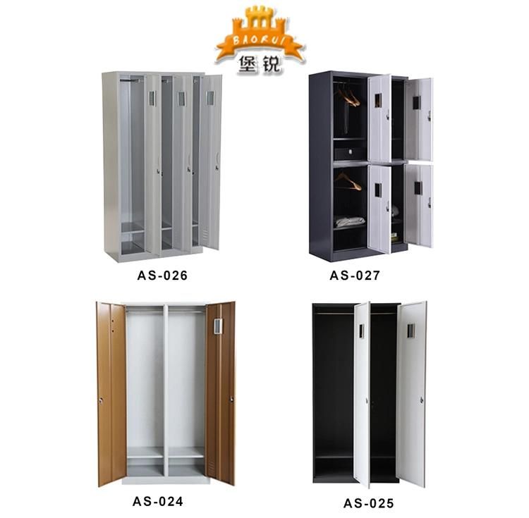 Cheap 6 Door Metal Cupboard Cloth Storage Steel Wardrobe