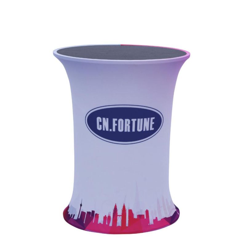 Tension Fabric Pop up Promotion Table for Exhibition Advertising